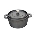 Кастрюля с крышкой порционная 500 мл, 12,5*6 см, чугун, P.L. Proff Cuisine 12973 - фото 6225