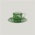 Блюдце RAK Porcelain Peppery круглое 13 см, зеленый цвет (для чашки 90 мл) 1652 - фото 640