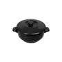 Горшок с крышкой «Corone» 450 мл черный [LQ-SK0037-K] фк0111/1