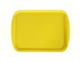 Поднос столовый 415х305 мм с ручками желтый мки081