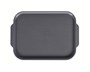 Поднос столовый 450х355 мм с ручками серый мки041