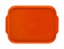 Поднос столовый 450х355 мм с ручками оранжевый мки021