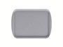 Поднос столовый 415х305 мм с ручками светло-серый мки078