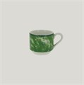 Чашка для эспрессо RAK Porcelain Peppery 90 мл штабелируемая, зеленый цвет 1708 - фото 683