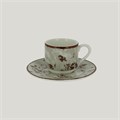 Блюдце RAK Porcelain Peppery для чашки 13 см, h 1,7 см, серый цвет 1715 - фото 689