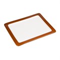 Гастроемкость 1/2-20 (32,5*26,5*2 см), коричневый борт, фарфор, P.L. Proff Cuisine 16073 - фото 7314