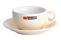 Чашка с блюдцем Barista (Бариста) 220 мл, бежевая, P.L. Proff Cuisine 16164 - фото 7397