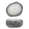 Блюдо/салатник 600мл.22,5*18,5cм, h=9,5cм,серия "White Matt Taiga"  P.L. 16615 - фото 7584