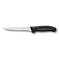 Нож обвалочный, гибкое лезвие 15 см, черный Victorinox в блистере 16943 - фото 7899