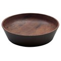 Салатник меламиновый 37*37*9 см , Walnut, P.L. 17722 - фото 8042