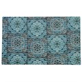 Блюдо,поднос GN 1/1 меламиновый 53*32.5см, Damask Blue,  P.L. 17743 - фото 8060