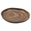 Блюдо,поднос меламиновый d=24.5см, d=3см, 500мл,  P.L.Аfrican wood 2 17773 - фото 8090
