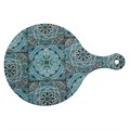 Блюдо,поднос меламиновый, 37*25 см ,Damask Blue, P.L. 17793 - фото 8110