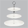 Этажерка для десертов, h 40 см, фарфор, белая P.L. Proff Cuisine 81223345