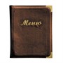 Папка для меню коричневая А5, P.L. - BarWare 99003002