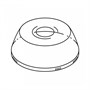 Крышка купольная с отверстием для стаканов арт.81210569,прозрачная,d 9,5 см,РЕТ,(1уп=50шт) GP 81210570