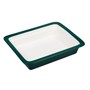 Гастроемкость 1/2-65 (32,5*26,5*6,5 см), зеленый борт, фарфор, P.L. Proff Cuisine 81243105