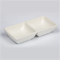 Соусник двойной 14*7*3 cм, 70*70 мл, фарфор, P.L. Proff Cuisine 21710 - фото 8919