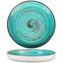 Тарелка с бортом Texture Light Cyan Circular 23 см, h 3 см, P.L. Proff Cuisine 70001279