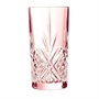 Стакан Хайбол ОСЗ "Зальцбург" розовый 380 мл, d 75 мм, h 150 мм, стекло, Россия 81201261