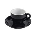 Чашка с блюдцем черная Barista (Бариста) 80 мл, P.L. Proff Cuisine 24712 - фото 9799