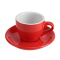 Чашка с блюдцем красная Barista (Бариста) 80 мл, P.L. Proff Cuisine 24713 - фото 9800